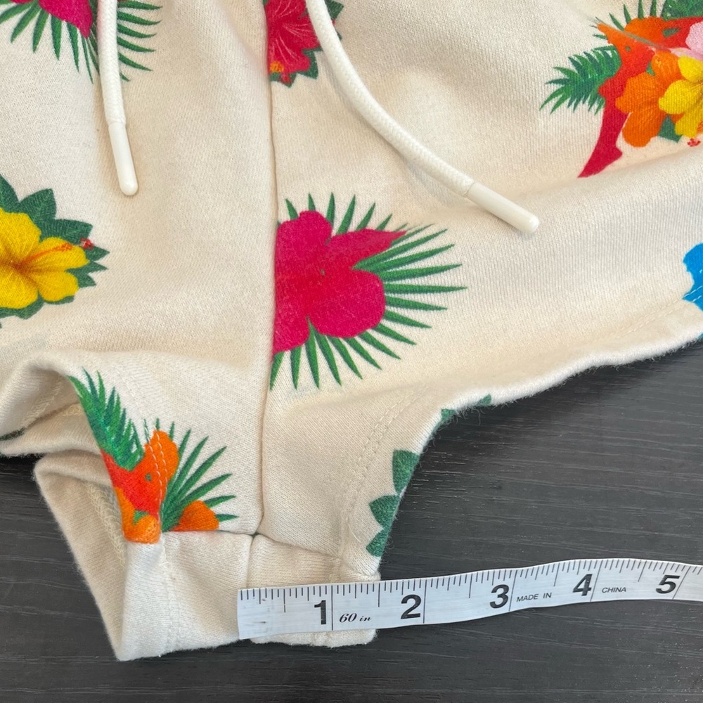 KAPPA Hawaiian Logo Multicolor Floral Summer Beach Shorts Women's XL - Picture 6 of 7